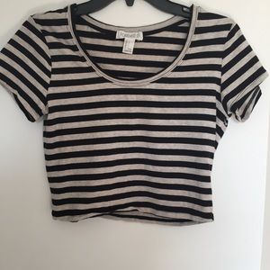 Striped Crop Top
